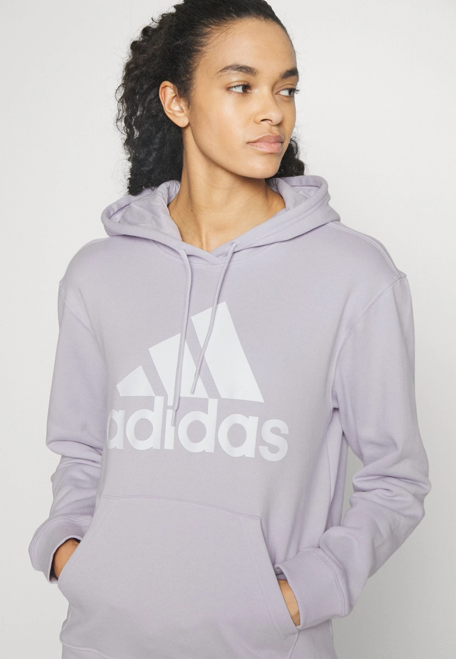 Adidas Sportswear Hoodie - Silver Dawn/White 6 Adidas Sportswear Hoodie - Silver Dawn/White - Bilde 4