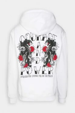 YOURTURN Unisex - Hoodie - White -Gant shop 270b1fb9577344cfa31cd15a55f77144 scaled