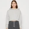 Even&Odd Hoodie - Mottled Light Grey -Gant shop 270e9fe145c349d4b3bbc98db90c221b
