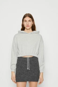 Even&Odd Hoodie - Mottled Light Grey