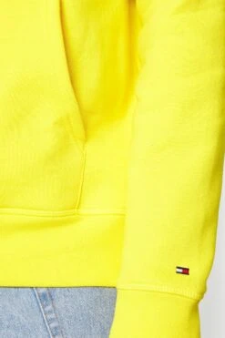 Tommy Hilfiger Logo - Hoodie - Vivid Yellow -Gant shop 2748b7228e6b47bb8a135897dc033feb scaled