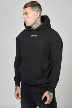 SikSilk Script - Hoodie - Black