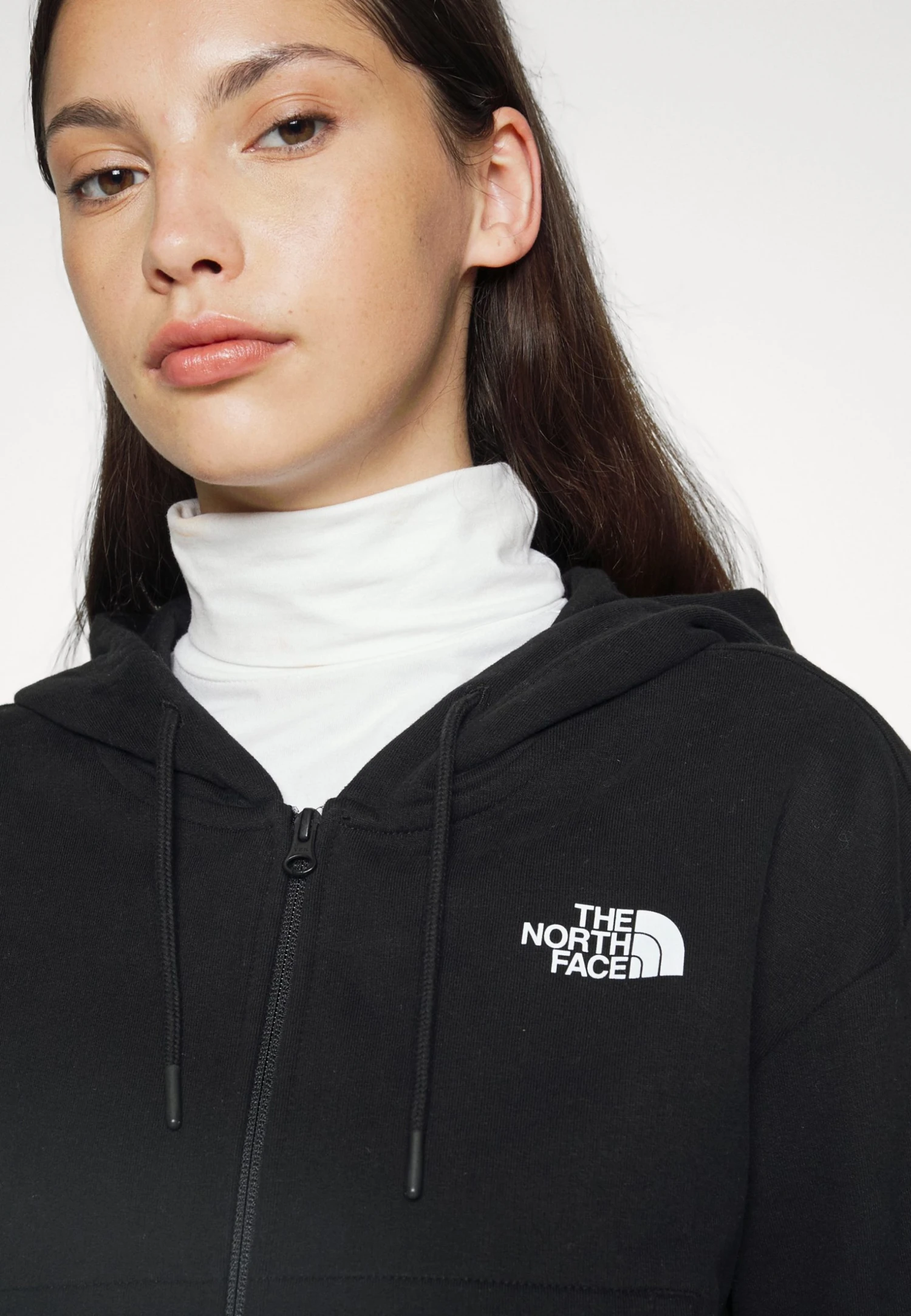 The North Face Icon Crop Full Zip Hoodie - Sweatjakke - Black 10 The North Face Icon Crop Full Zip Hoodie - Sweatjakke - Black - Bilde 8