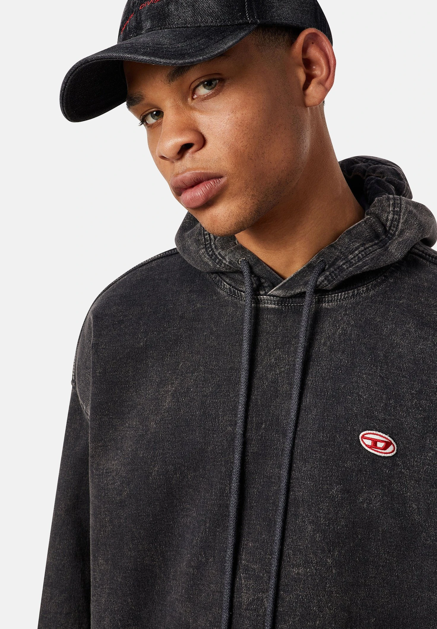 Diesel Hoodie - Black Dark Grey 6 Diesel Hoodie - Black Dark Grey - Bilde 4