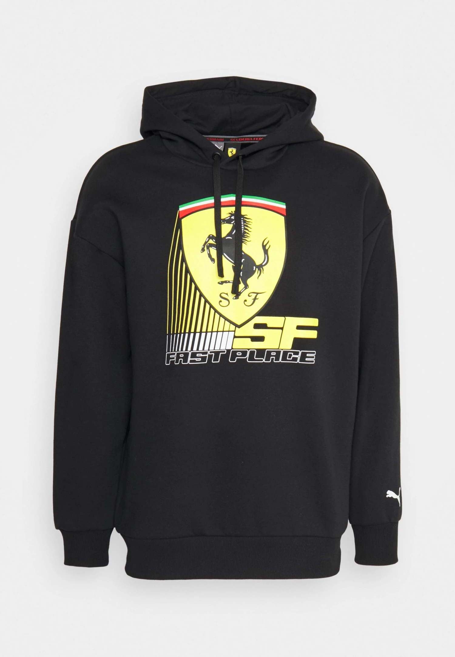 Puma Ferrari Race Big Shield Hoodie - Hoodie - Black 9 Puma Ferrari Race Big Shield Hoodie - Hoodie - Black - Bilde 7
