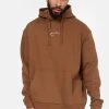 Karl Kani Small Signature Essential Hoodie - Sweatshirt - Brown -Gant shop 29fac74bf1f045d6943381bbc37b3cf6