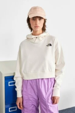 The North Face Trend Crop Hoodie - Hoodie - Gardenia White