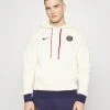 Nike Performance Paris St Germain Club Hoodie - Klubbklær - Coconut Milk/Blackened Blue -Gant shop 2acb6b534a014cf09ef12dc900f9ee10