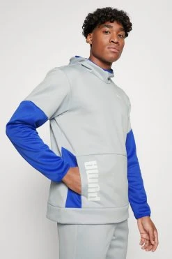 Puma Train All Day Hoodie - Hoodie - Platinum Gray/Royal Sapphire -Gant shop 2b60940037c54b78bd37d5c1e4a0a72d scaled