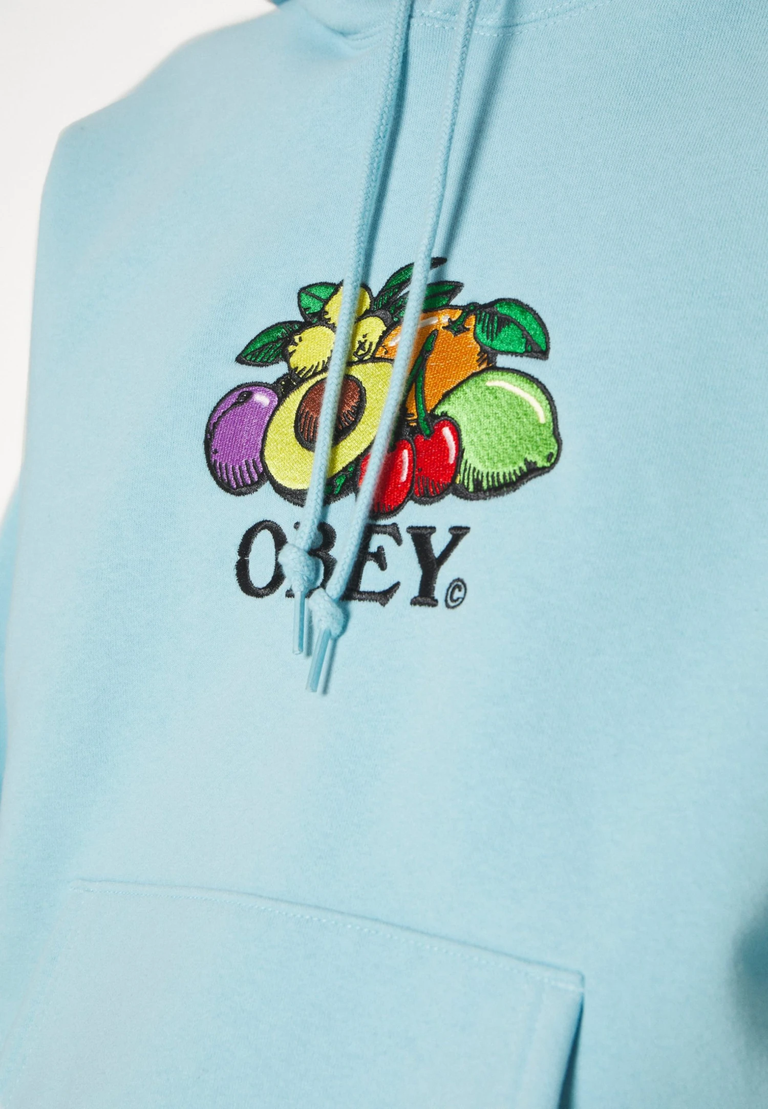 Obey Clothing Basket Hood - Hoodie - Sky Blue 9 Obey Clothing Basket Hood - Hoodie - Sky Blue - Bilde 7