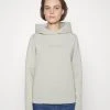 Calvin Klein Embroidery Logo Hoodie - Sweatshirt - Moss Gray -Gant shop 2ca7f987091d476fb8c8cf39b506ea96