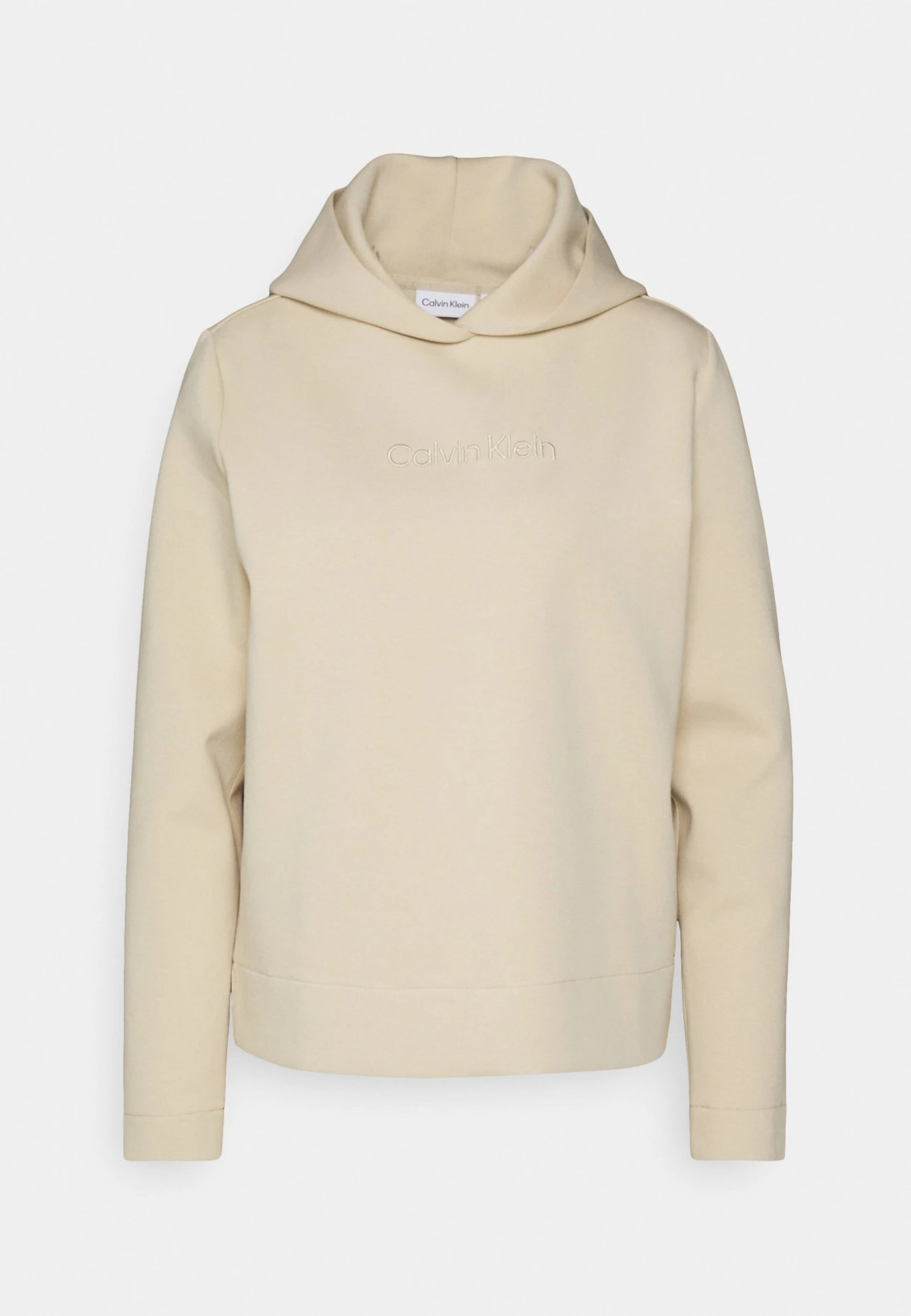 Calvin Klein Embroidery Logo Hoodie - Sweatshirt - White Clay 7 Calvin Klein Embroidery Logo Hoodie - Sweatshirt - White Clay - Bilde 5
