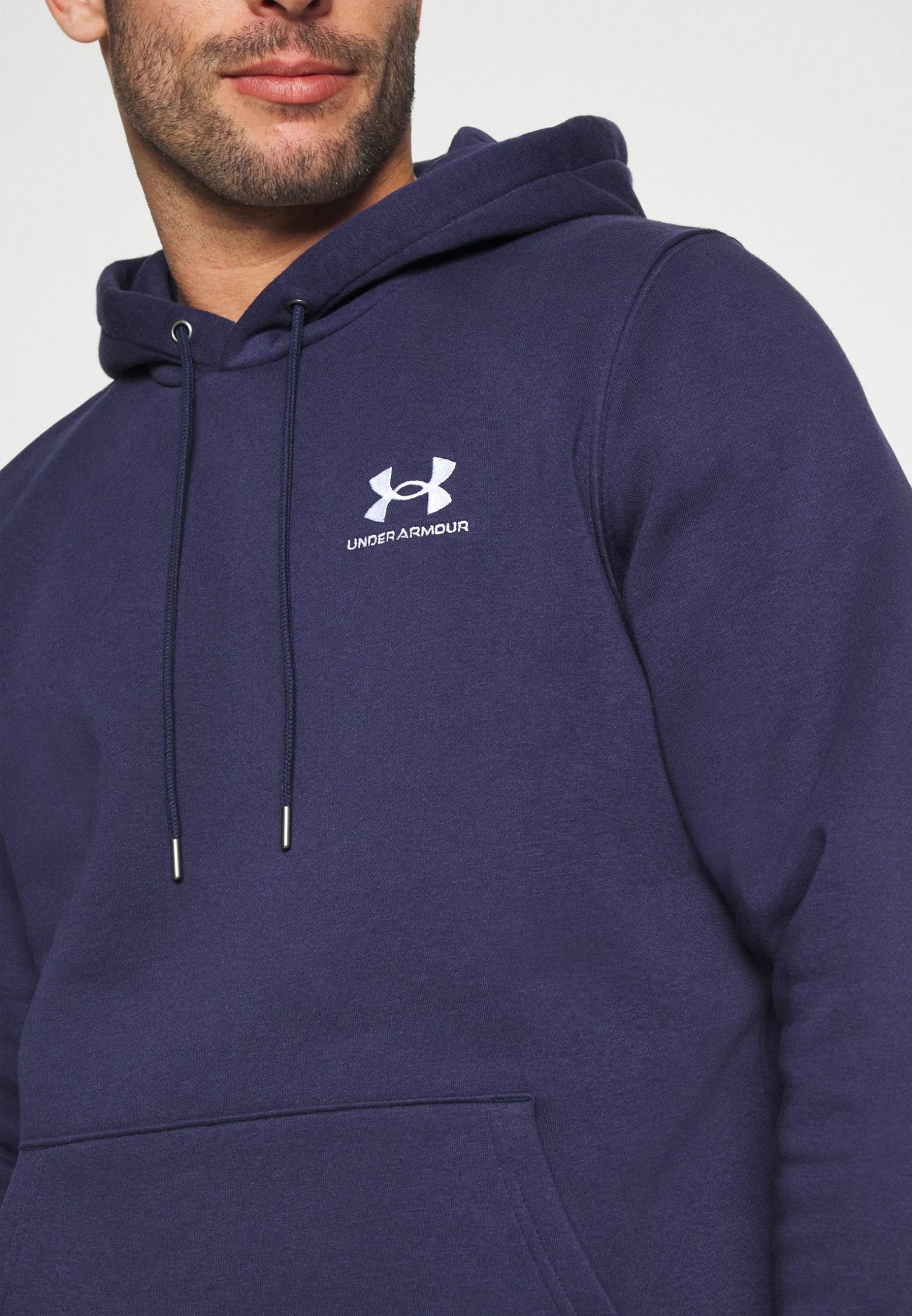 Under Armour Essential- Hoodie - Midnight Navy/White 7 Under Armour Essential- Hoodie - Midnight Navy/White - Bilde 5