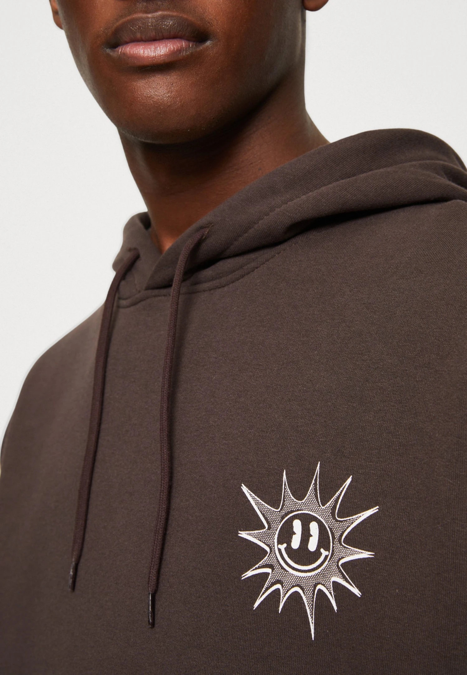 YOURTURN Unisex - Hoodie - Brown 8 YOURTURN Unisex - Hoodie - Brown - Bilde 6