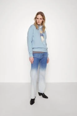 Alternative view of Polo Ralph Lauren Med Bear Long Sleeve-Sweatshirt - Hoodie - Powder Blue