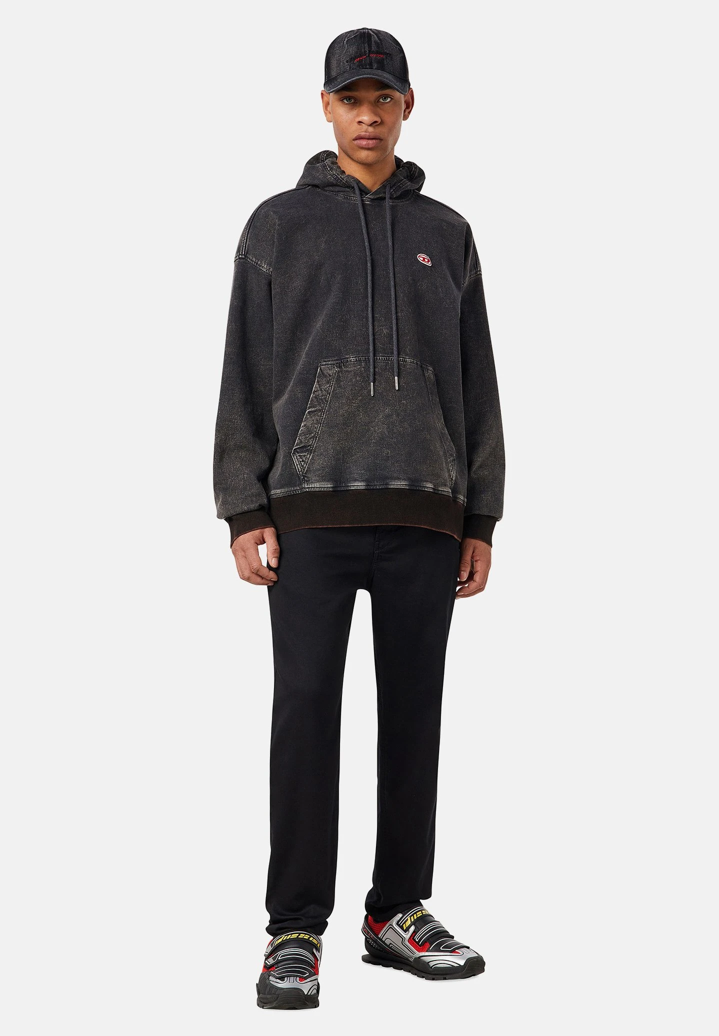 Diesel Hoodie - Black Dark Grey 4 Diesel Hoodie - Black Dark Grey - Bilde 2