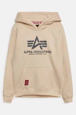 Alpha Industries Basic Hoody Kids Teens - Hoodie - Stream White