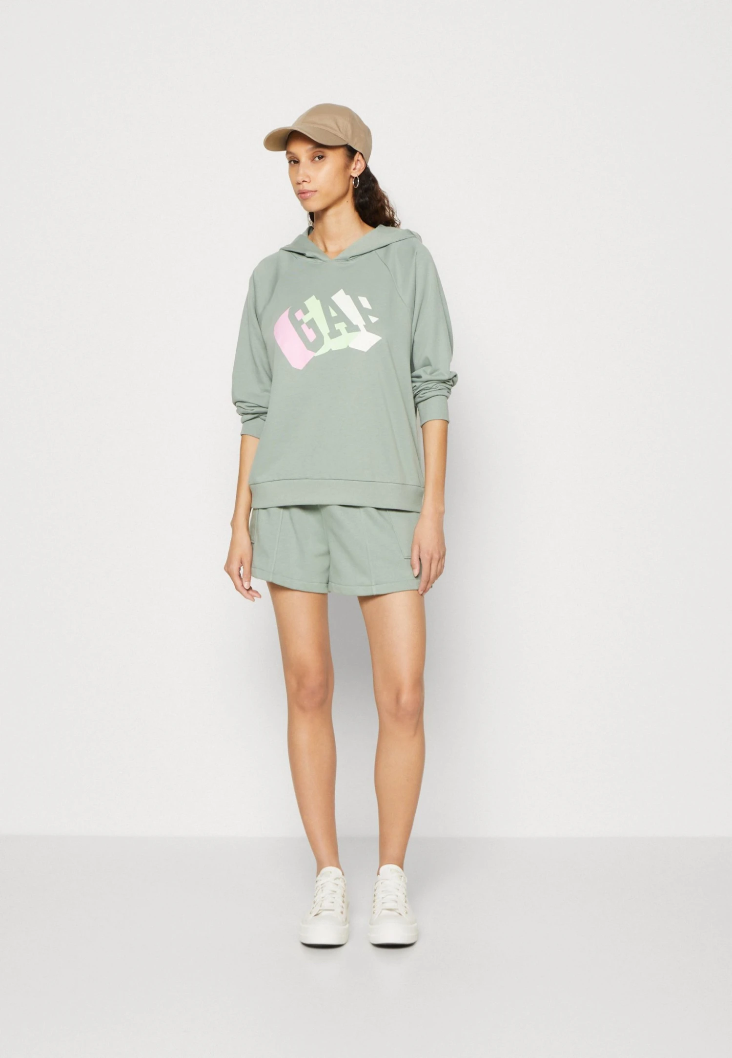 GAP Boyfriend Logo Hoodie - Sweatshirt - Sage 4 GAP Boyfriend Logo Hoodie - Sweatshirt - Sage - Bilde 2