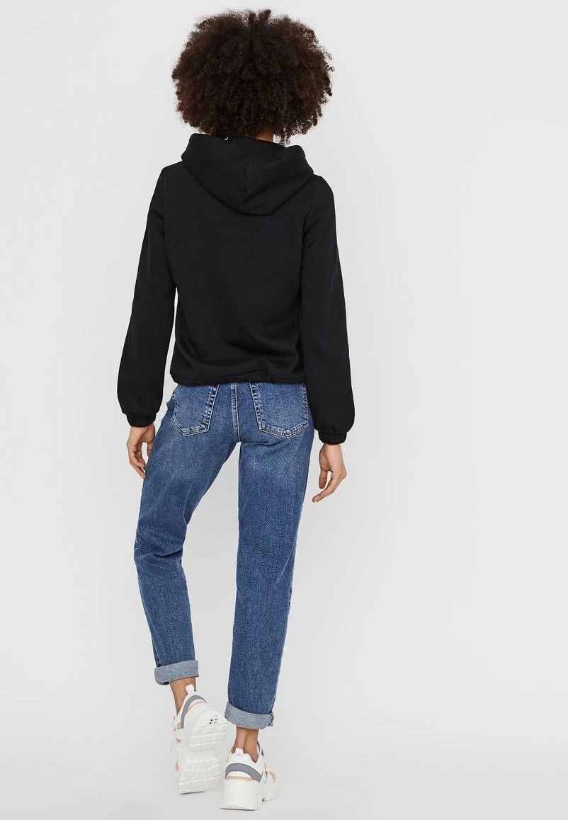 Vero Moda Vmnatalia Drawstring Hood- Hoodie - Black 5 Vero Moda Vmnatalia Drawstring Hood- Hoodie - Black - Bilde 3