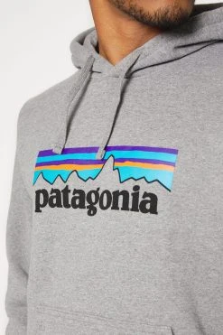 Patagonia Logo Uprisal - Hoodie - Grau Mel -Gant shop 352ef557a54742e1b6c630979189fb70 scaled
