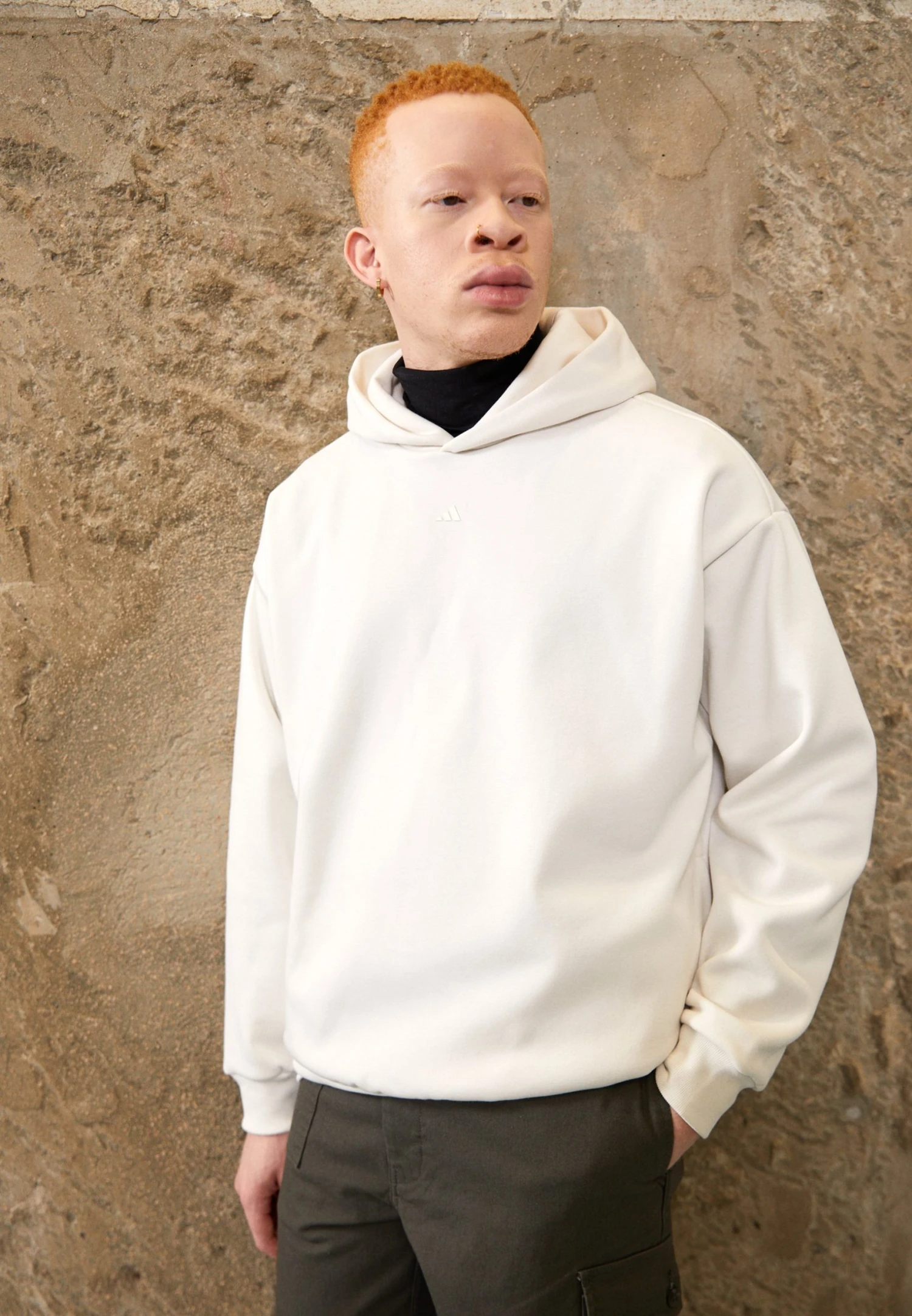 Adidas Originals One Hoody - Hoodie - Talc 3 Adidas Originals One Hoody - Hoodie - Talc