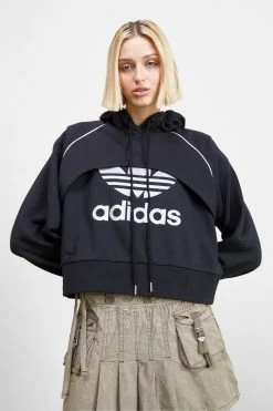 Adidas Originals Big Logo Hoodie 2 In 1 - Sweatshirt - Black