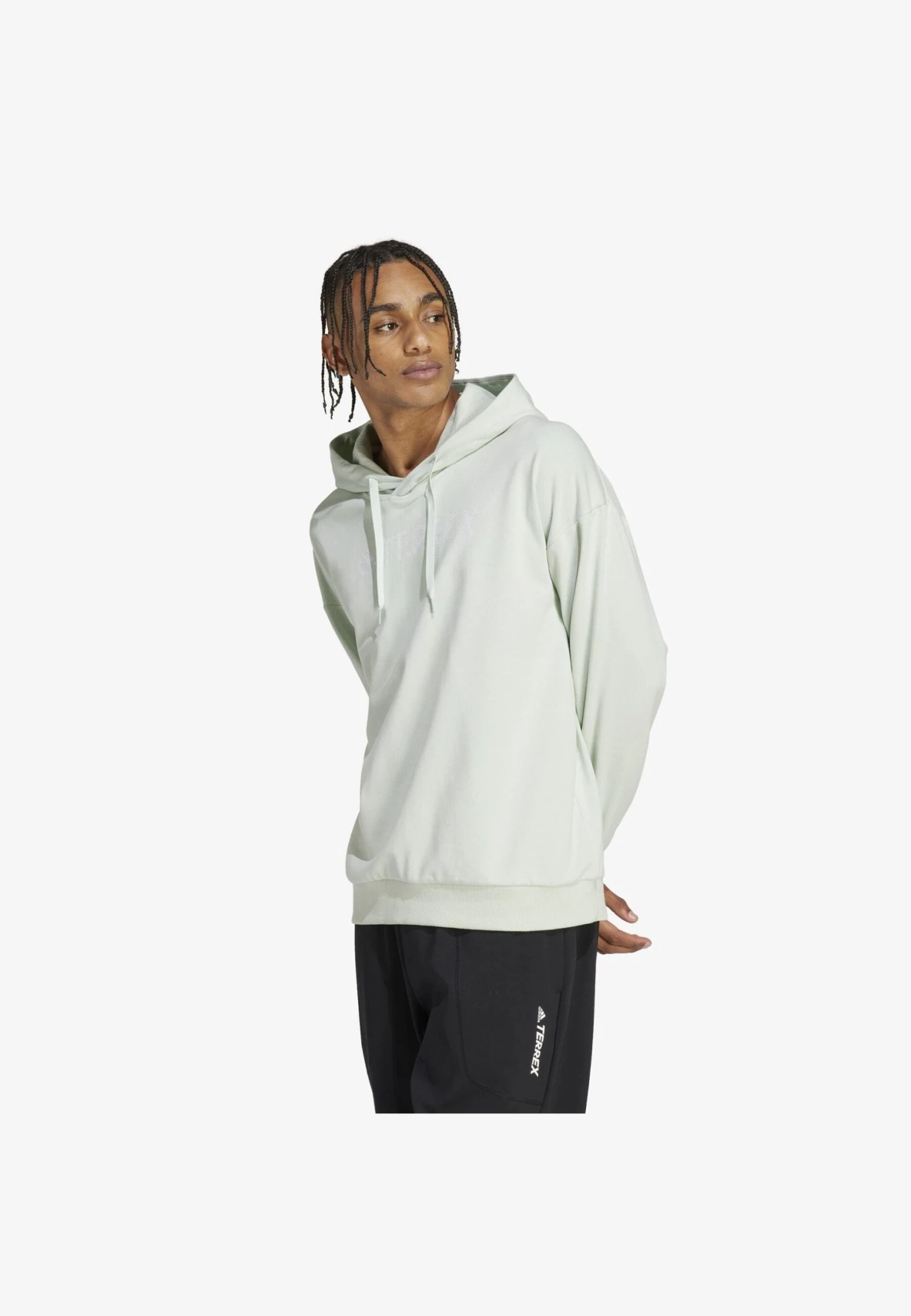 ADIDAS PERFORMANCE Tx L Uni - Hoodie - Linen Green 3 ADIDAS PERFORMANCE Tx L Uni - Hoodie - Linen Green