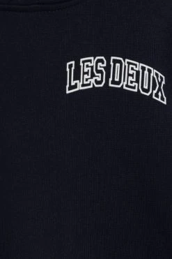 Les Deux Blake Hoodie Kids Unisex - Sweatshirt - Dark Navy/Ivory -Gant shop 37d33fbdf07e411f858cec45cb1aea92 scaled