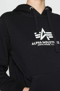 Alpha Industries New Basic Hoody - Hoodie - Black -Gant shop 3ab3653f13874e45b1202878de5ce461 scaled