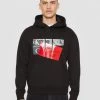 Calvin Klein Jeans Disrupted Box Urban Hoodie Unisex - Sweatshirt - Black