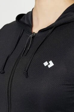 Even&Odd Active Breathable Zip-Up Hoodie - Sweatjakke - Black -Gant shop 3b50d2fc14de46d0940e2e84c2d5d4e6 scaled