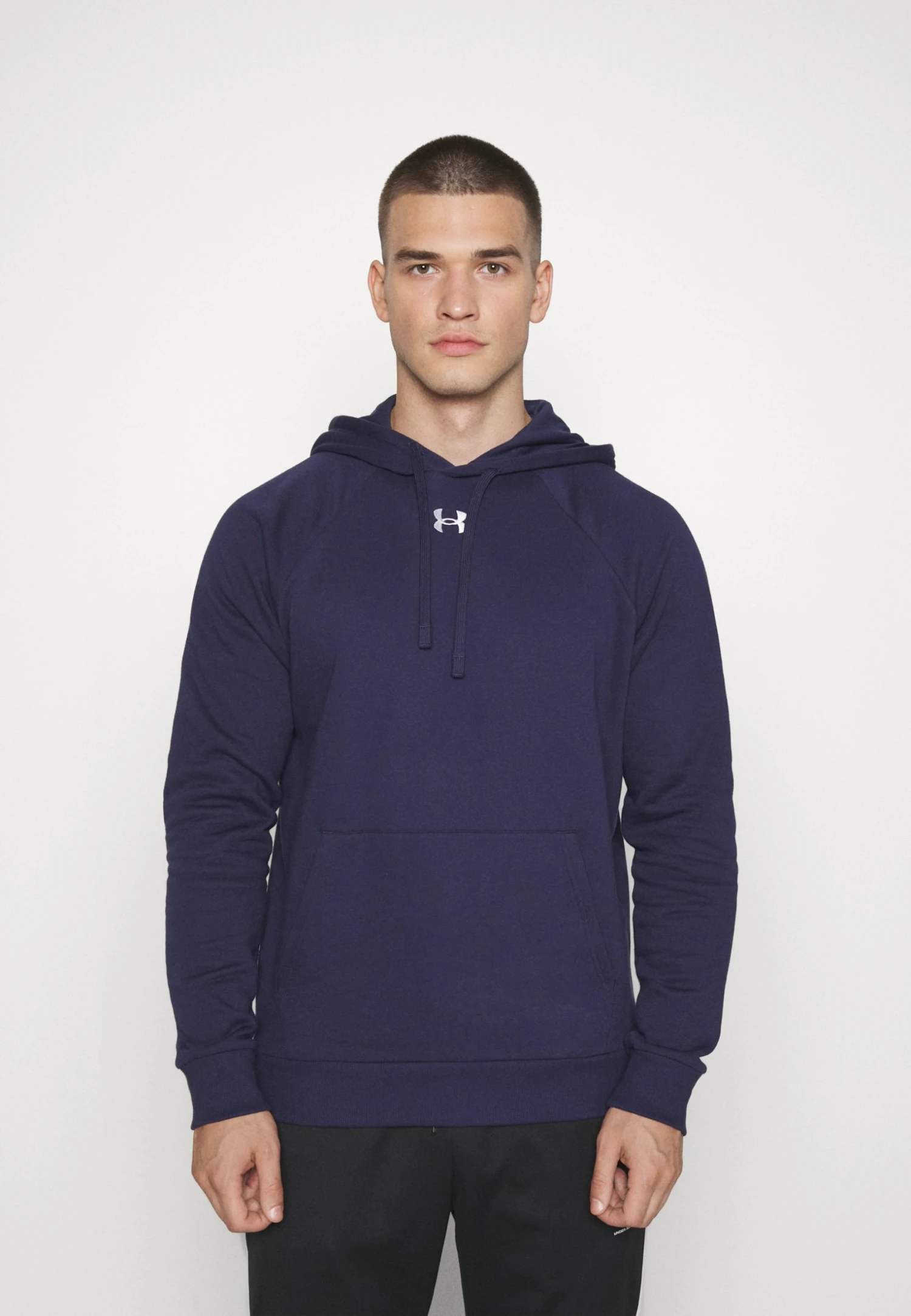 Under Armour Rival Hoodie - Hoodie - Midnight Navy/White 5 Under Armour Rival Hoodie - Hoodie - Midnight Navy/White - Bilde 3