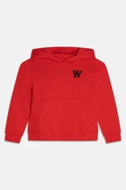 Wood Wood Izzy Kids Hoodie Unisex - Sweatshirt - Apple Red