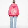 Pegador Metra Oversized Hoodie - Sweatshirt - Vintage Washed Strawberry -Gant shop 3d3dab31fbbd4ff9af53274f0dc208b0