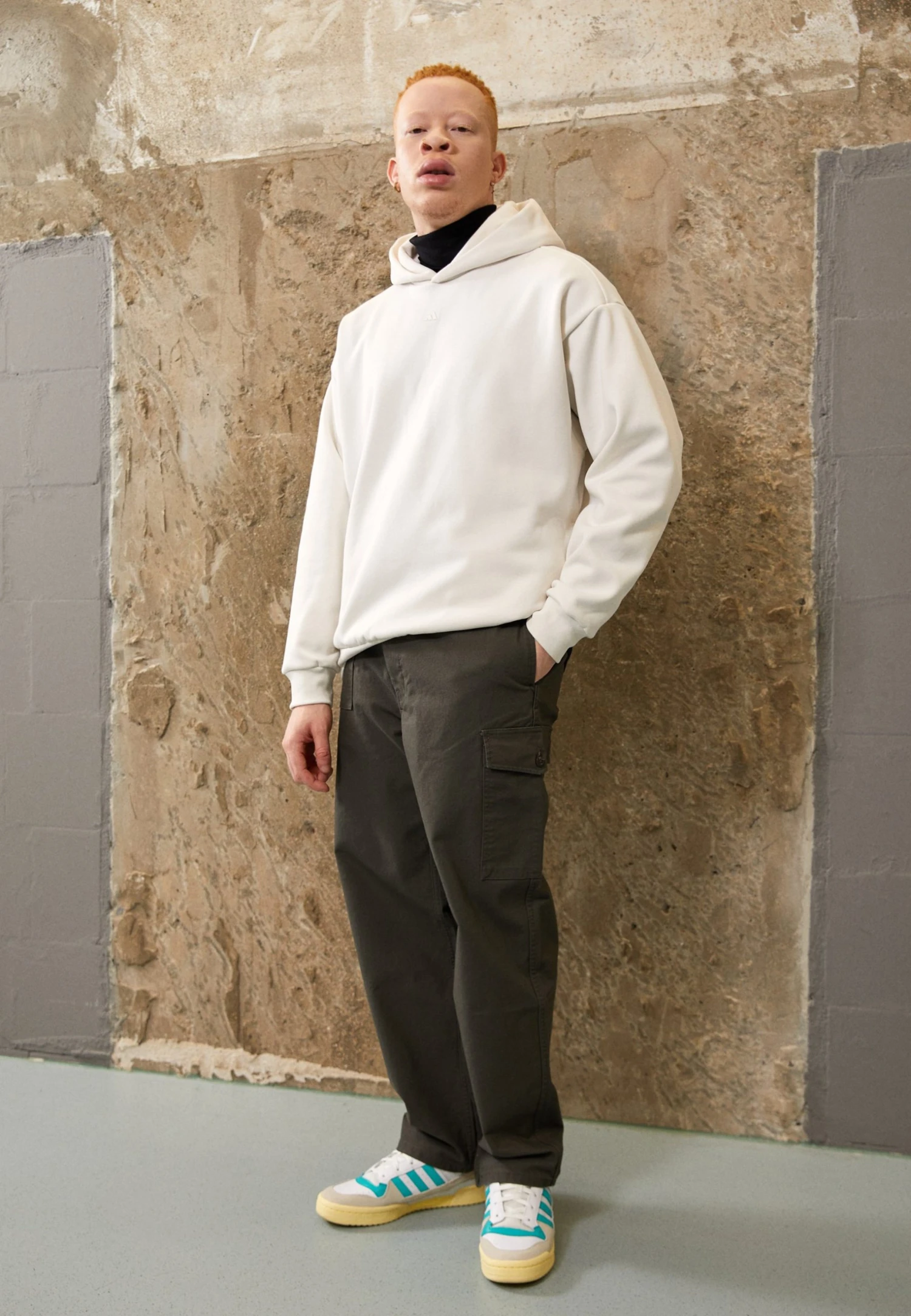 Adidas Originals One Hoody - Hoodie - Talc 4 Adidas Originals One Hoody - Hoodie - Talc - Bilde 2