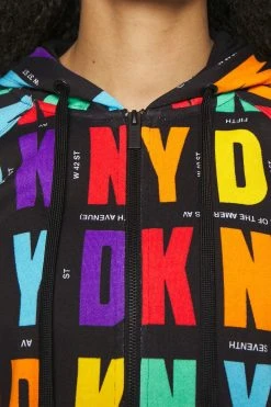 DKNY Pride Logo Full Zip Hoodie - Sweatjakke - Black -Gant shop 3ea173887db94f5f9c812ac491ee7057 scaled