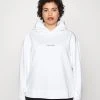 Calvin Klein Micro Logo Hoodie - Sweatshirt - White -Gant shop 3f85e8c0b3d74014a928c63e651c3d59