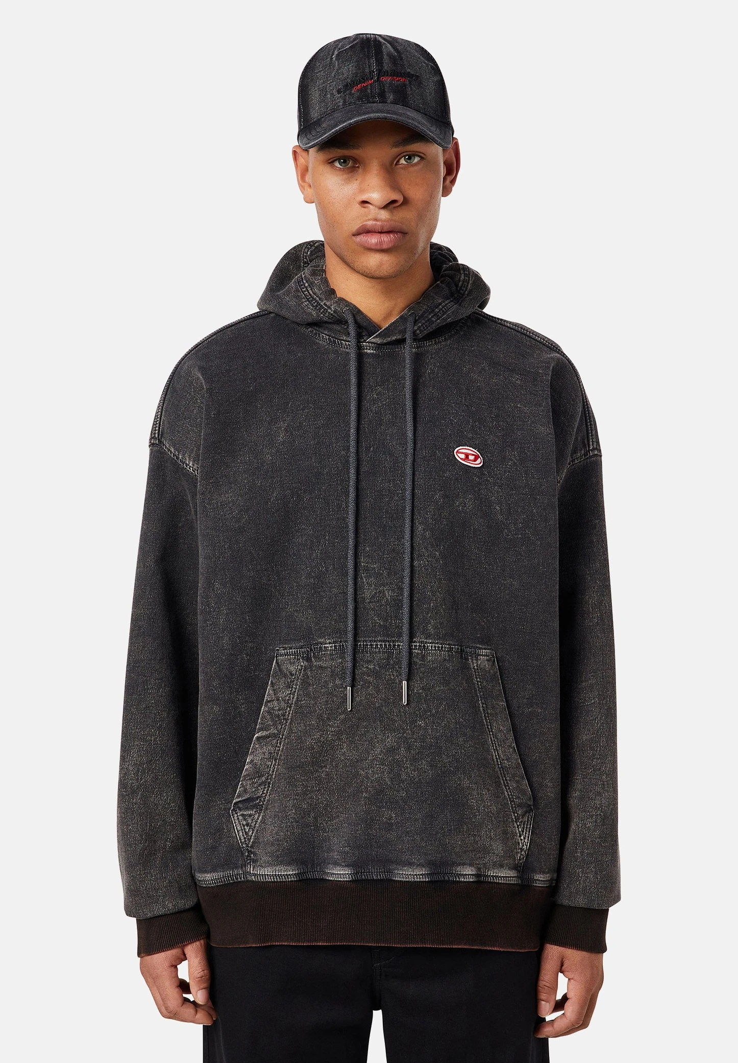 Diesel Hoodie - Black Dark Grey 3 Diesel Hoodie - Black Dark Grey