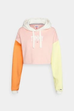 Tommy Jeans Collegiate - Hoodie - Cosmetic Peach/Multi-Coloured