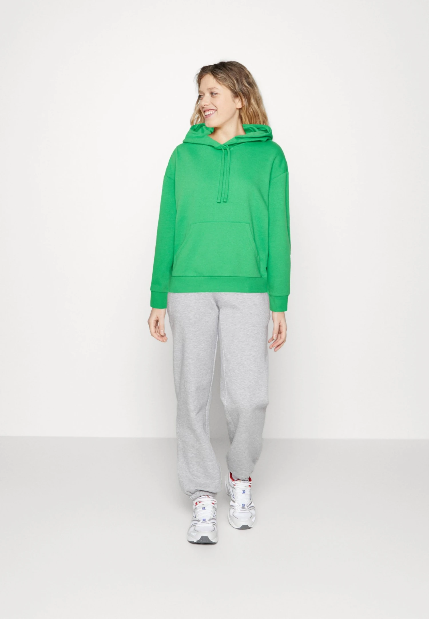 Monki Hoodie - Green Bright 4 Monki Hoodie - Green Bright - Bilde 2
