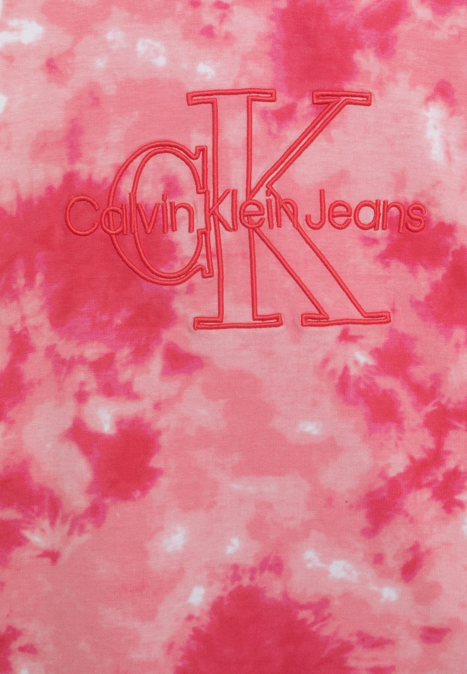 Calvin Klein Jeans Tie Dye Monogram Hoodie - Sweatshirt - Nature Pink 5 Calvin Klein Jeans Tie Dye Monogram Hoodie - Sweatshirt - Nature Pink - Bilde 3
