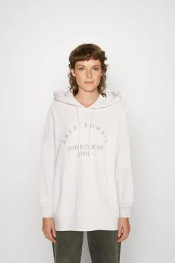Abercrombie & Fitch Long Sunday - Hoodie - White
