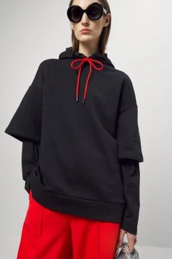 KARL LAGERFELD Disney Logo Hoodie - Sweatshirt - Black -Gant shop 432a788814794944a7bf1a93c8d9facc scaled