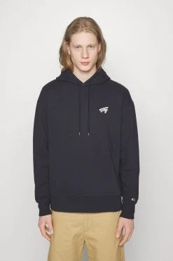 Tommy Jeans Signature Hoodie Unisex - Sweatshirt - Desert Sky