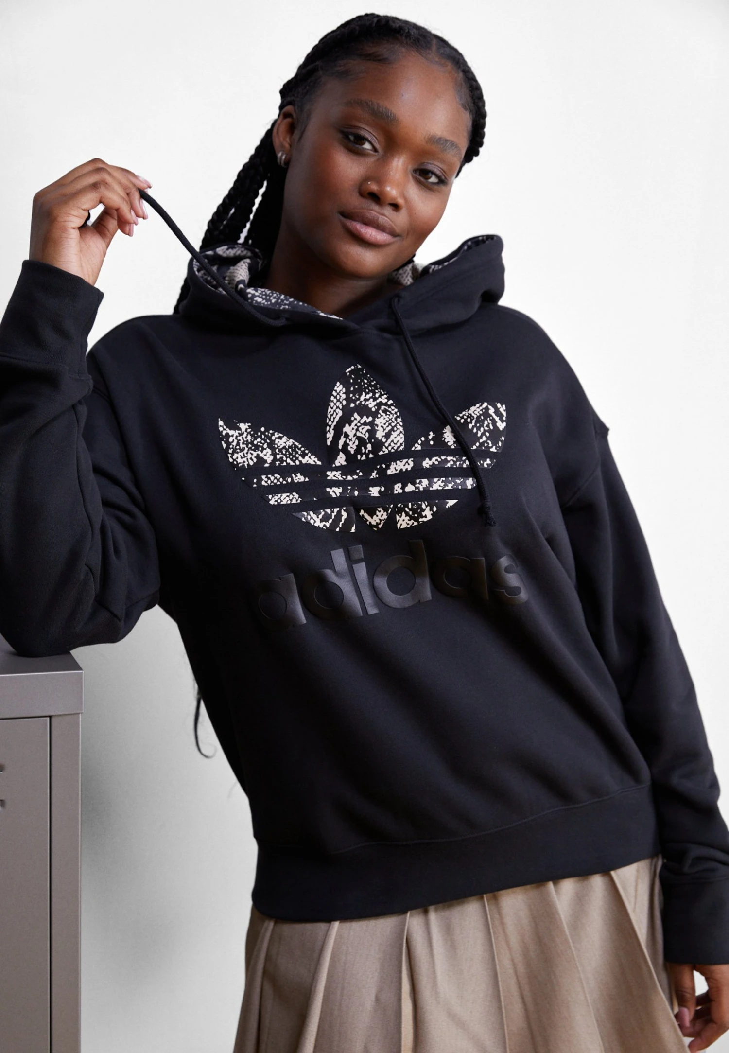 Adidas Originals Hoodie Logo - Sweatshirt - Black 3 Adidas Originals Hoodie Logo - Sweatshirt - Black