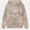 Guess Junior Banksy Os Leon Washed Bunny- Hoodie - Impact Grey