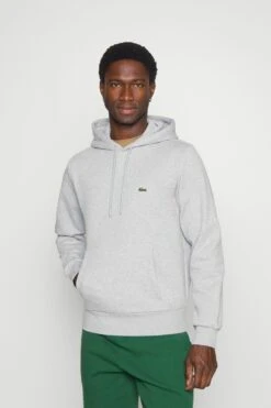 Lacoste Unisex - Hoodie - Argent Chine