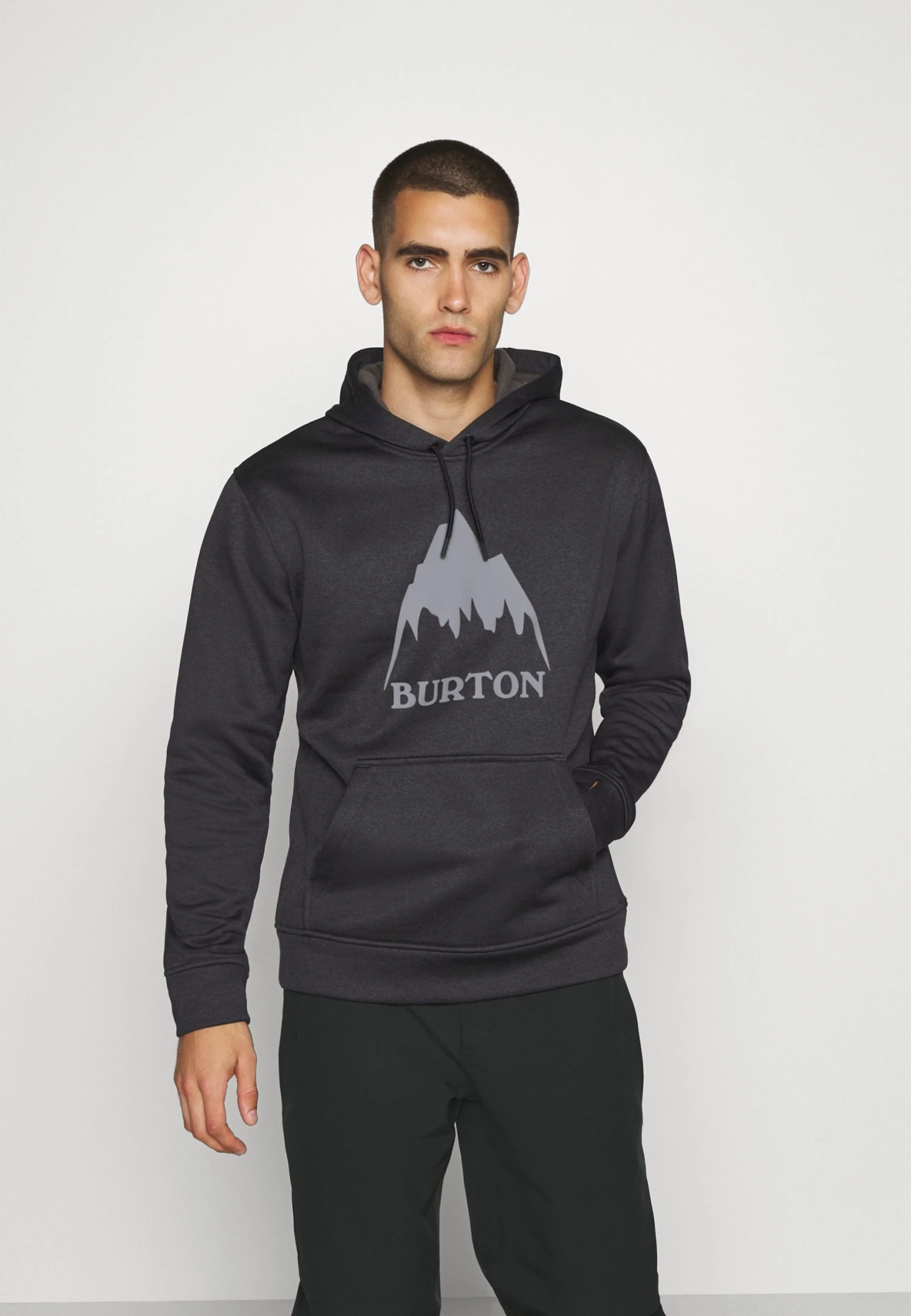 Burton Oak- Hoodie - True Black Heather 3 Burton Oak- Hoodie - True Black Heather
