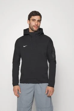 Nike Performance Nba - Hoodie - Black/Light Iron Ore