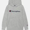 Champion Classic Hooded Large Logo Unisex - Hoodie - Grau -Gant shop 48908f364bf046e498363b649bc5bfc9